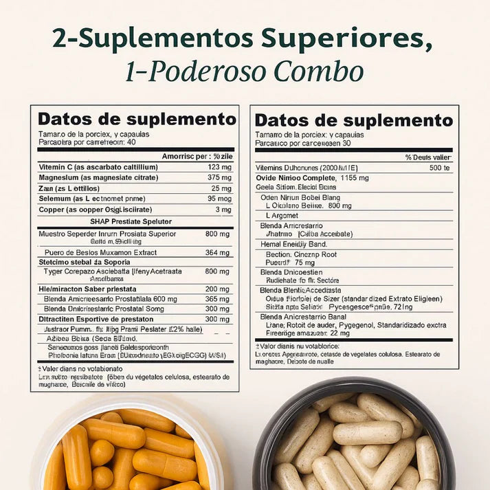 COMBO MACHO: OXIDO NITRICO Y HALLPROST ULTRA