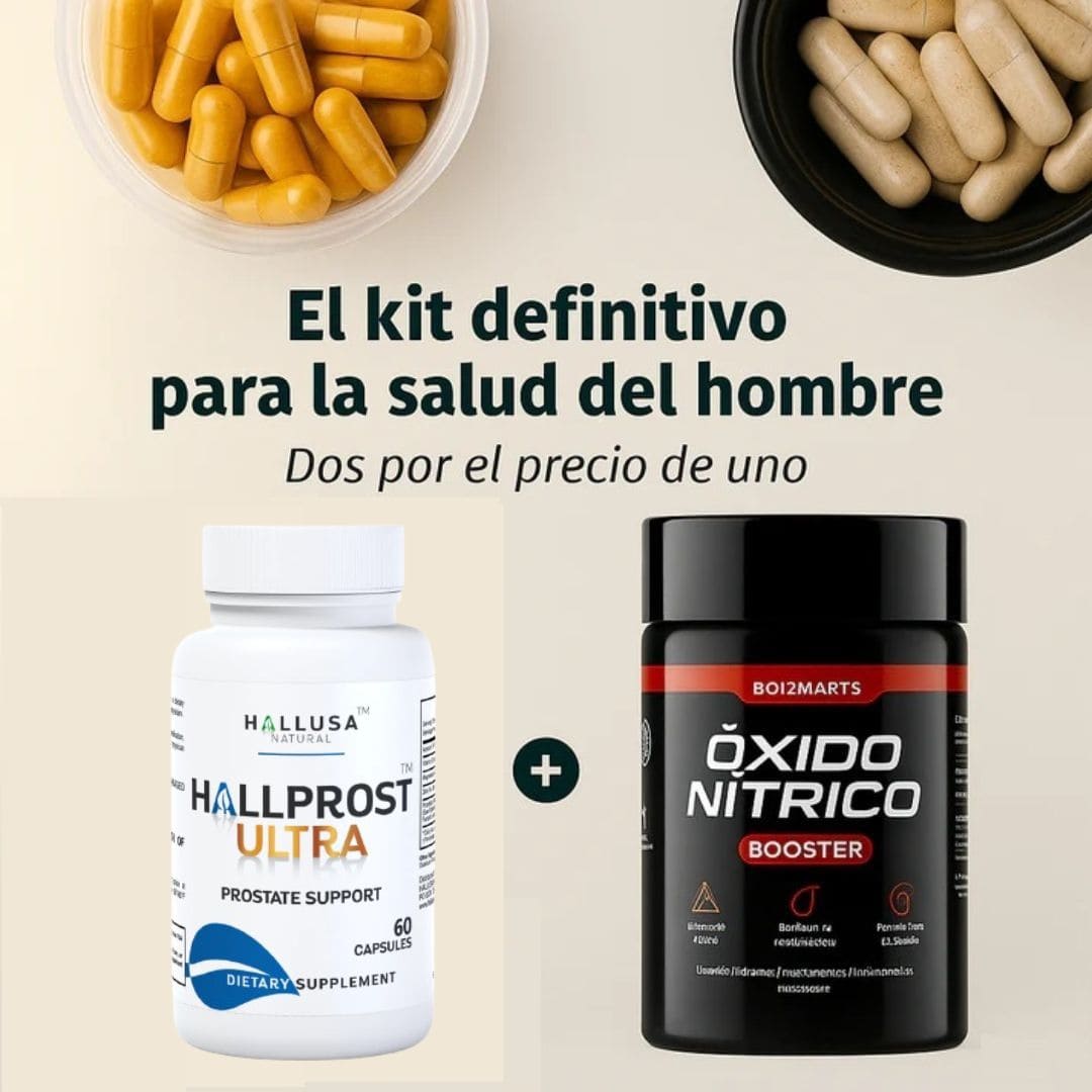 COMBO MACHO: OXIDO NITRICO Y HALLPROST ULTRA